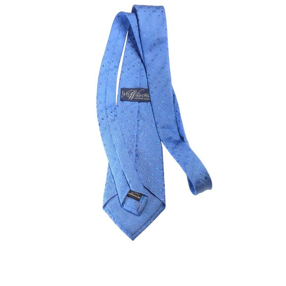 White House Historical Assn. Classic Blue Star Silk Tie - Picture 3 of 7